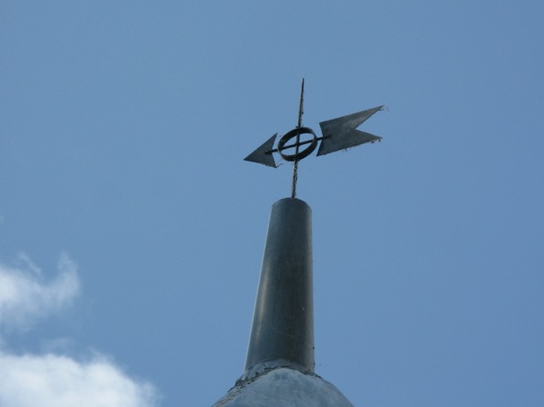 La girouette du moulin de l'�le Perrot