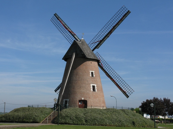 Le moulin de la Tourelle, vue arrire.