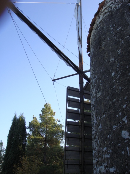 Ailes  jalousie du moulin du Baou