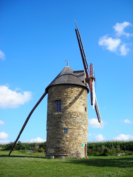 Moulin de Bertaud - Bain de Bretagne, autre face