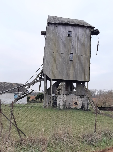 Le moulin de Bazoches en Dunois le 4 mars 2023