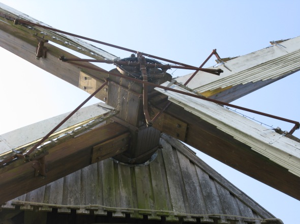 La tte d'arbre - systme Berton du moulin de Beurlay - juillet 2021