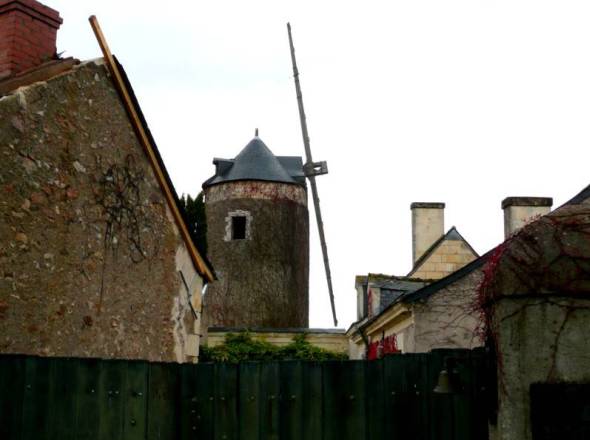Moulin de la Tourine, vue ct cour
