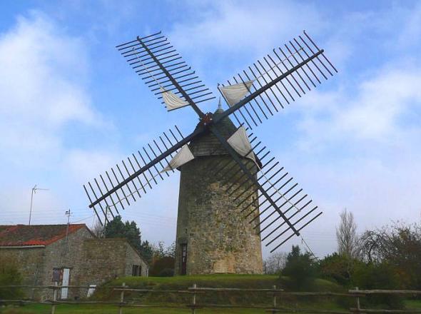 Moulin de La Cave, de face