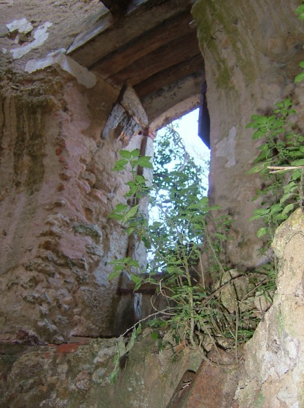 Fentre du moulin de Durfort vue de l'intrieur