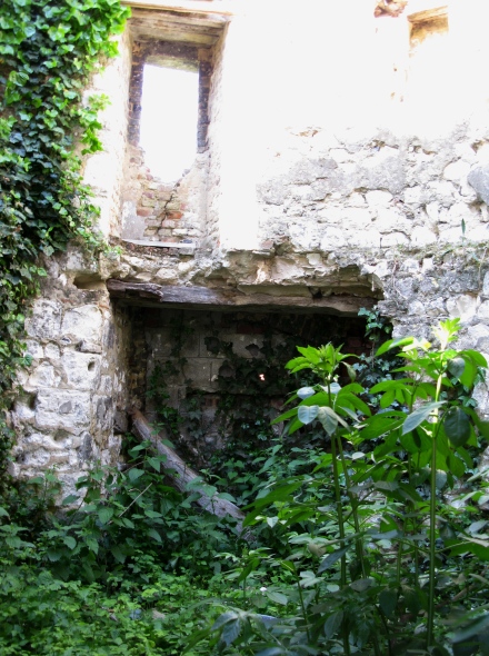 Intrieur de la tour du moulin  Etaples