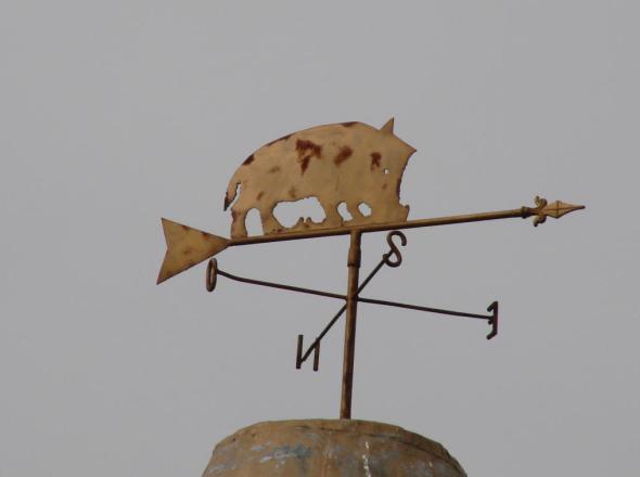 La girouette du premier moulin  Fraiss