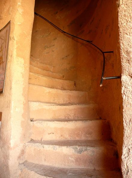 Escalier intrieur du Moulin de Jrusalem - Goult