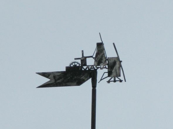 La girouette du moulin des Huttes  Gravelines