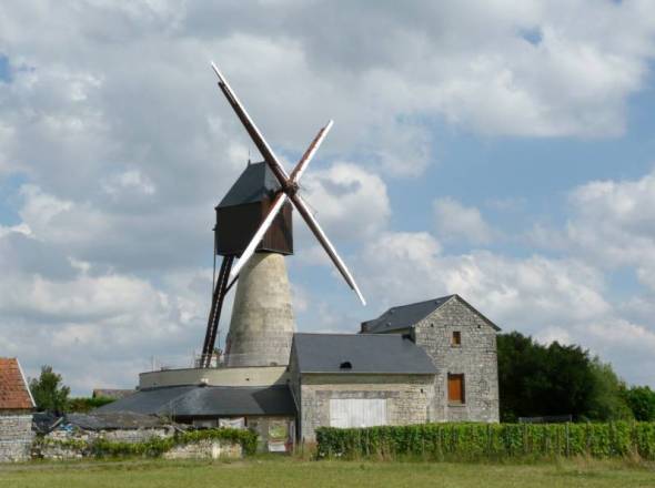 Moulin Gast - Grzill, de face