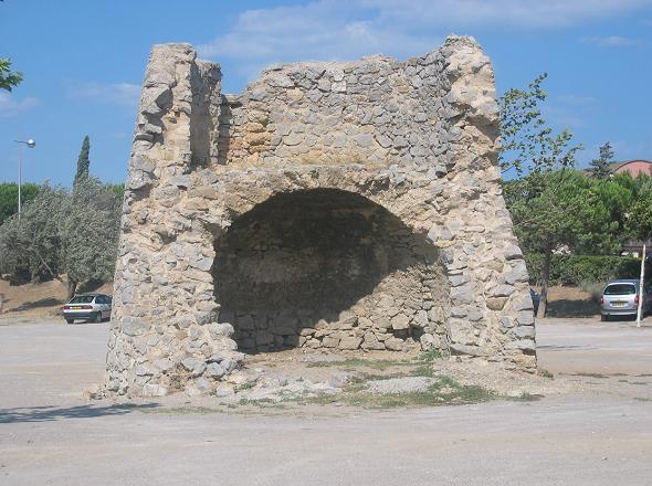 Moulin sur le parking de Gruissan