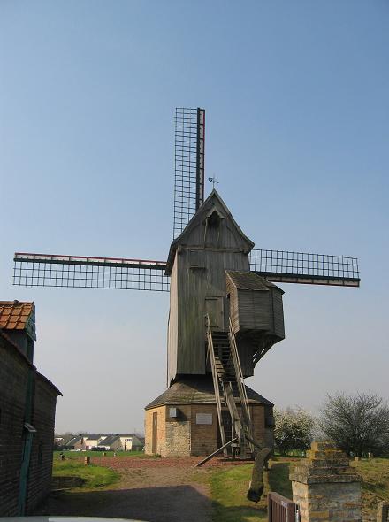 Moulin du Nord - Hondschoote - vue de derrire