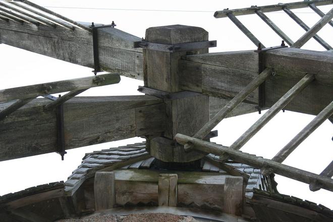 Tte d'arbre du moulin du Crach de la Lande - La Clart