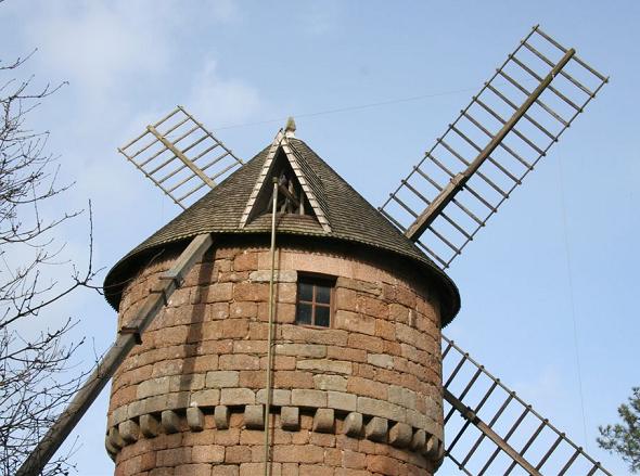 Partie suprieure du moulin du Crach de la Lande