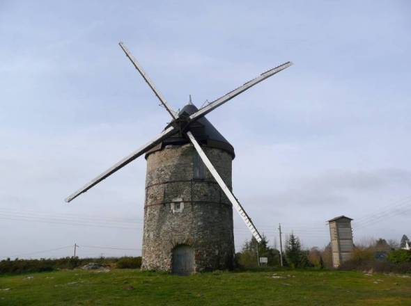 Moulin de la Roche ou de la Franchaie, de face - La Possonnire