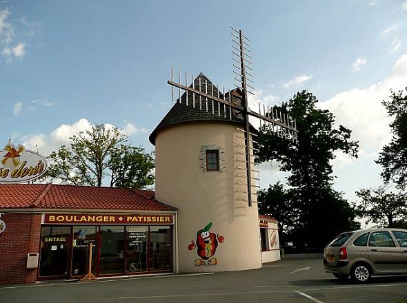 Moulin - enseigne de boulangerie - La Roche sur Yon