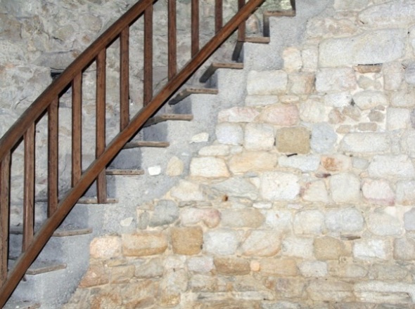 Escalier intrieur du Moulin de Codan - Le Pouliguen