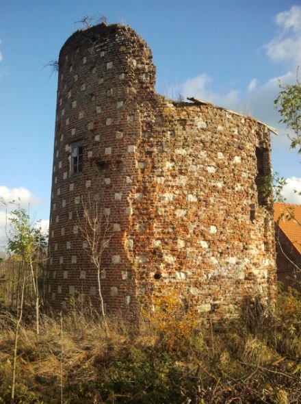 Moulin de Ligny les Aire - vu de ct