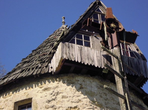 Toit et tte d'arbre du Moulin St Jaymes - Lupiac