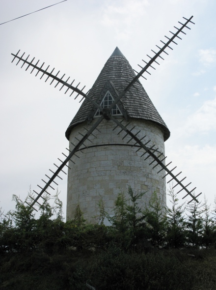 Moulin de Gourdou - Mauvezin , de face