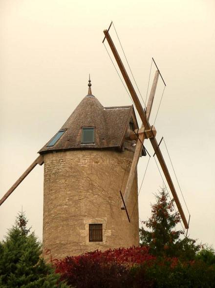 Moulin de Moiry, les ailes n'ont pas de lattes !