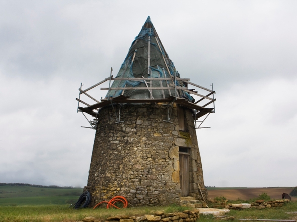 Moulin du Clos de la Mat, restauration