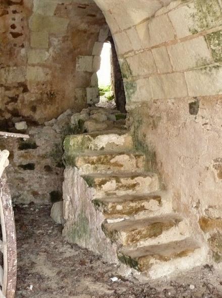 Escalier du 1er moulin cavier