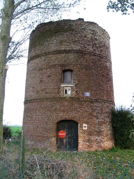 Vue Ouest du moulin Georget