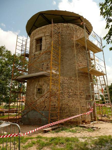 Moulin en cours de restauration