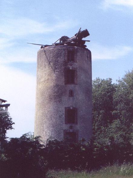 Moulin Thibault, du jardin du vent - avant restauration