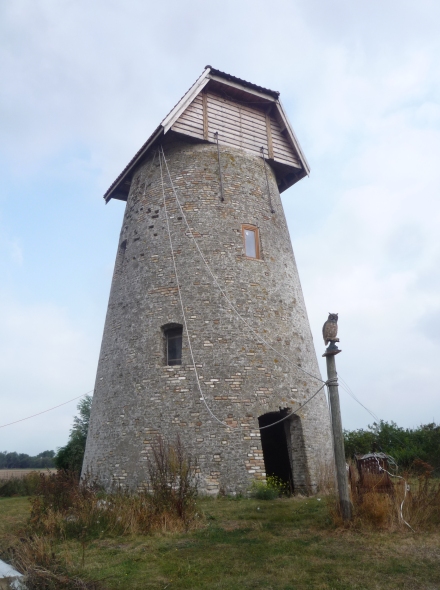 Le Moulin Flament avec un nouveau toit !