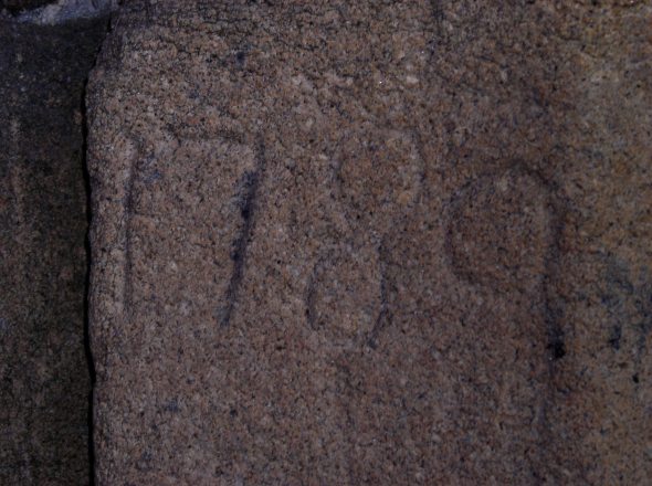 Date inscrite dans la pierre : 1789