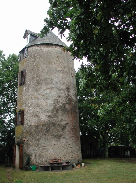 Le moulin avant sa transformation en habitation