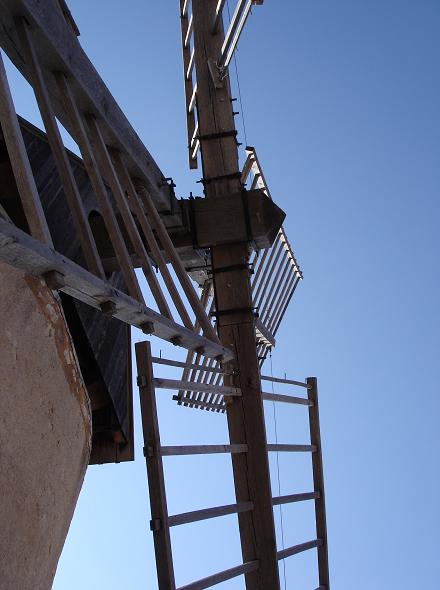 La tte de l'arbre du moulin ail 