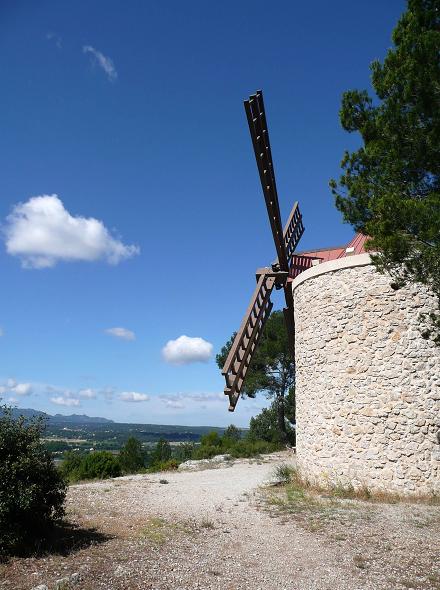 Moulin de Rousset et paysage