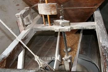 Passage du bl aprs la trmie - Moulin de Rair