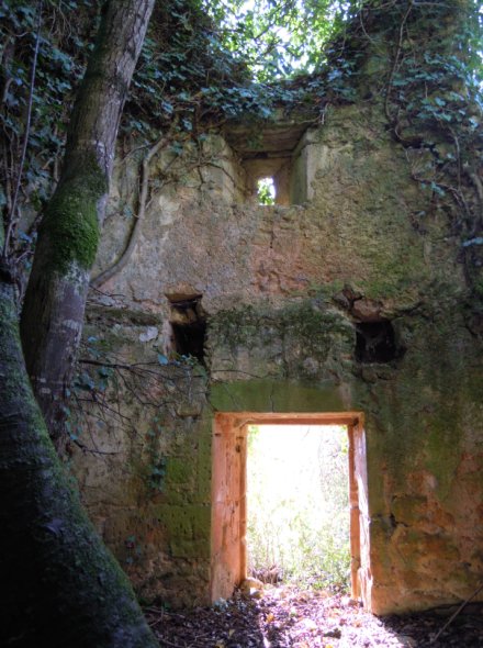 Intrieur du moulin de Bloussou