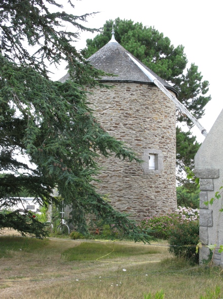 Moulin  Penvins, vu de derrire