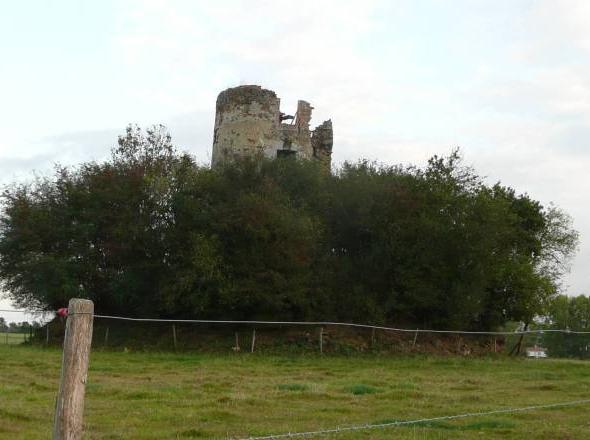Moulin en ruine  St Andr Goule d'Oie, de plus loin