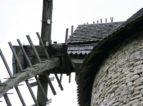 Tte de l'arbre du moulin