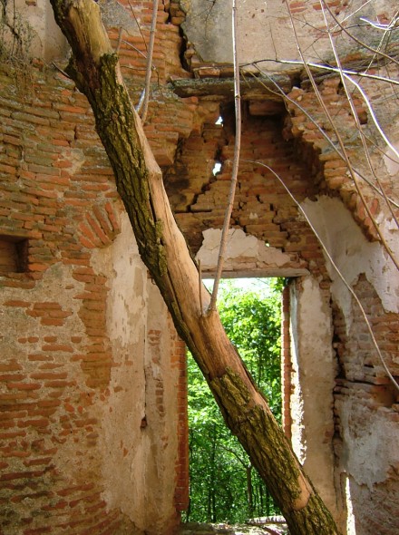 Intrieur du moulin de St Quirc