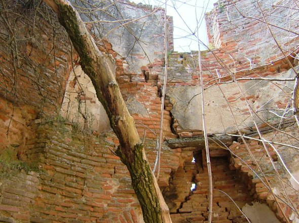 Intrieur du moulin de St Quirc