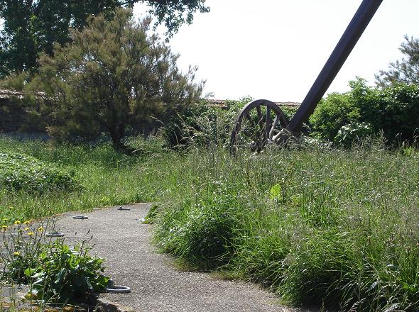 Chemin de la roue du guivre du moulin