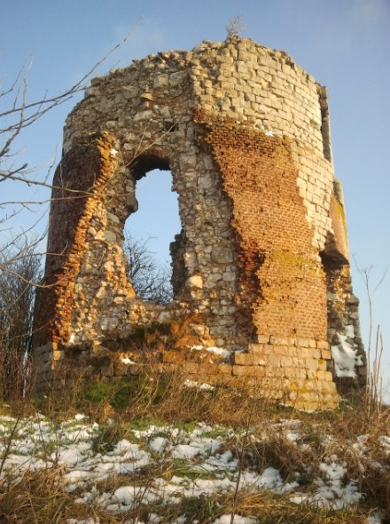 Partie la plus dlabre de la tour du moulin