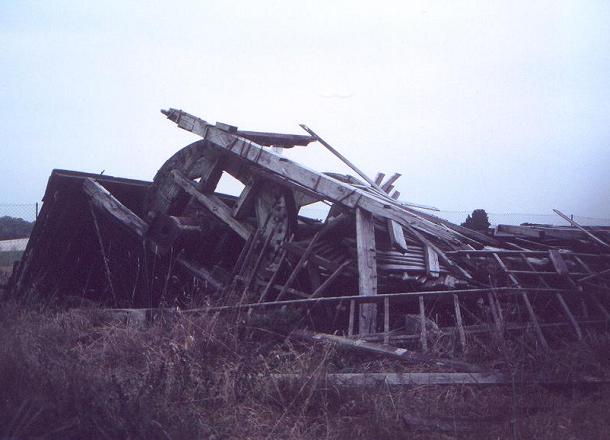 Moulin de Valmy après la tempête du 26/12/99