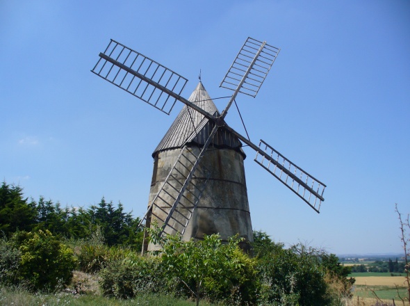 Moulin Roques ou de la Glacire, - de face