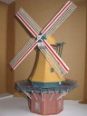 Maquette moulin à galerie hollandais - 30 cm
