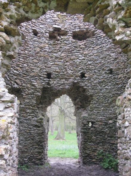 Vue de l'intrieur de la 2e porte