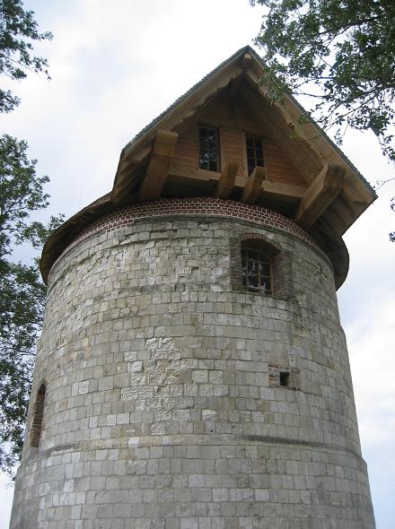 Tour du moulin Vailant Tellier, toit