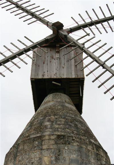 Moulin du Puy d'Ardanne - massereau, hucherolle et ailes